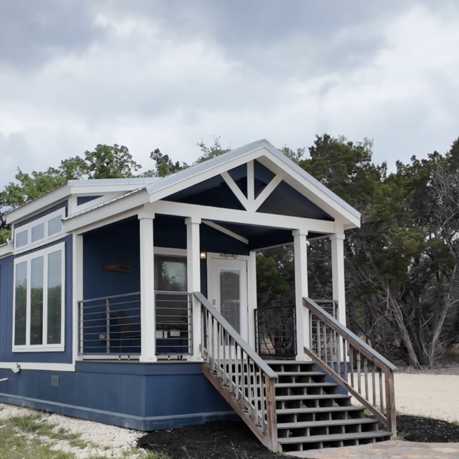 Arctic Fox tiny homes at Hidden Fox Escape Wimberley, TX